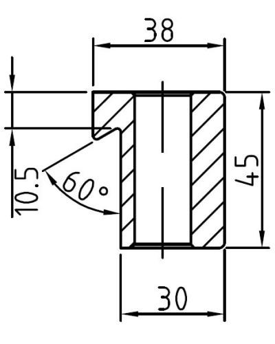 Tuleja zaciskowa M16 40x45 1.4301