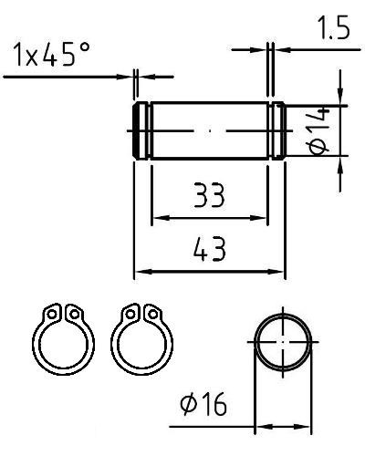 Borgas wraz z borgring 16 x 35