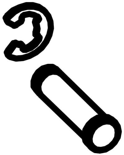 Kołek § 12 x 30 1.4301/7