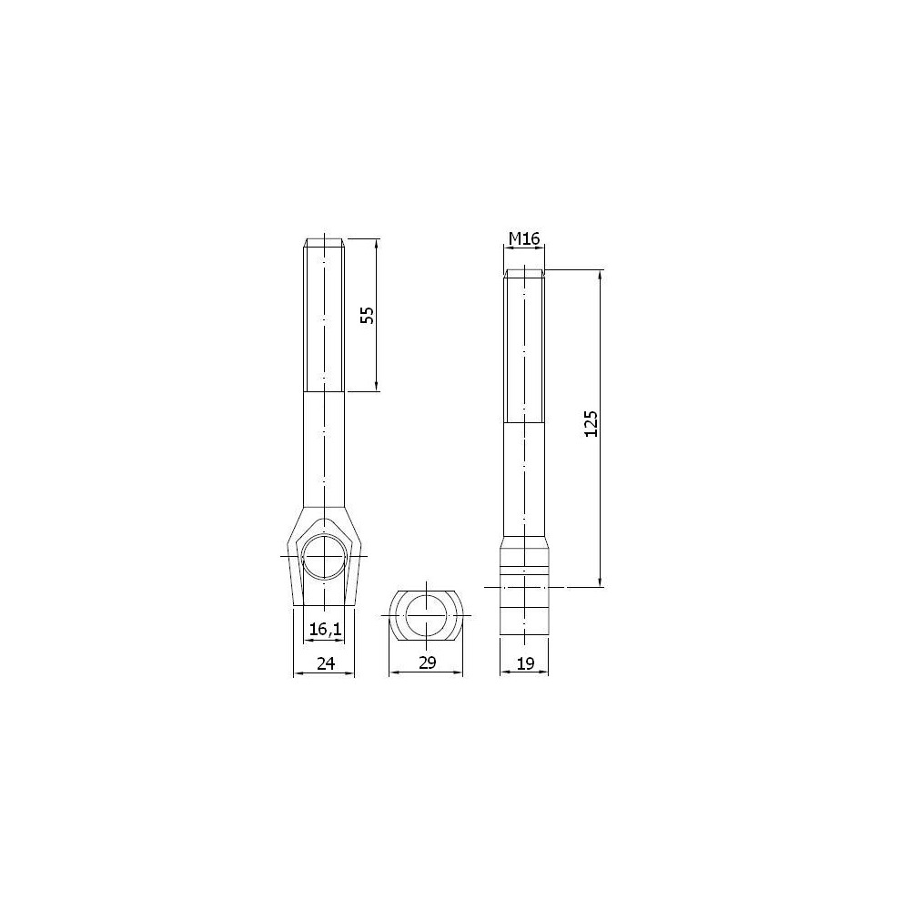 Śruba oczkowa M16*125 NW100  NW 300