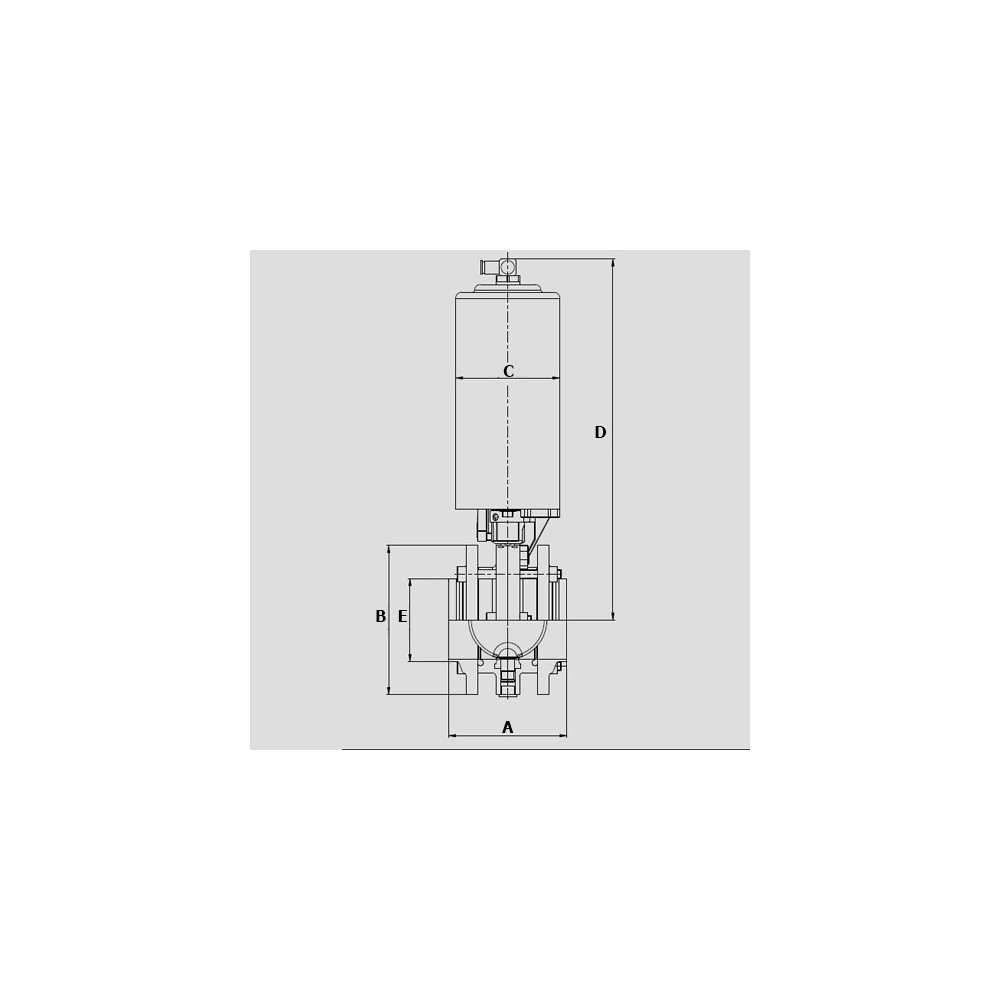 Südmo 1 1/2" F/F 316L A/S PTFE