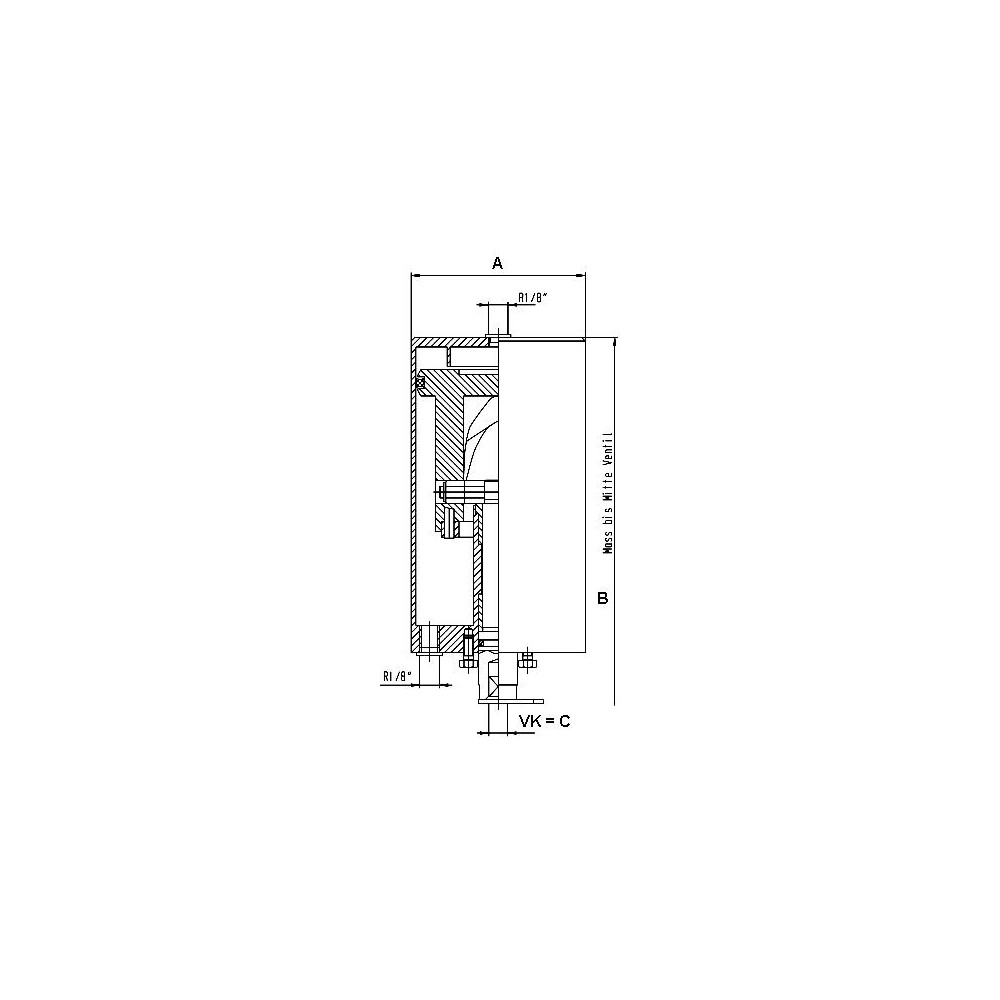 Siłownik Air/Air 3"100 / 11,5