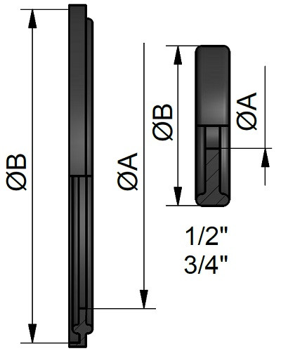 Uszczelka TCGasket 1" INCH VITL