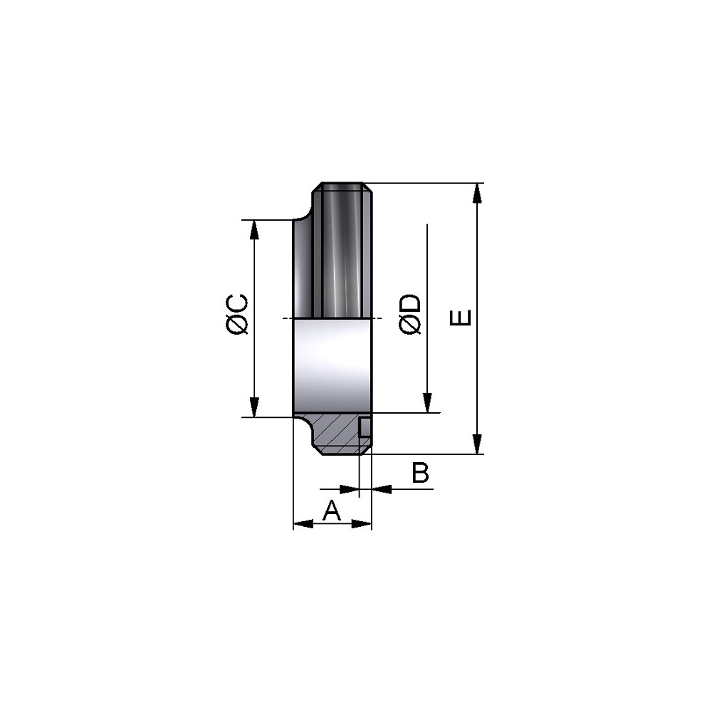 SMS Spawalniczy Element Męski 1.1/4" 304 P