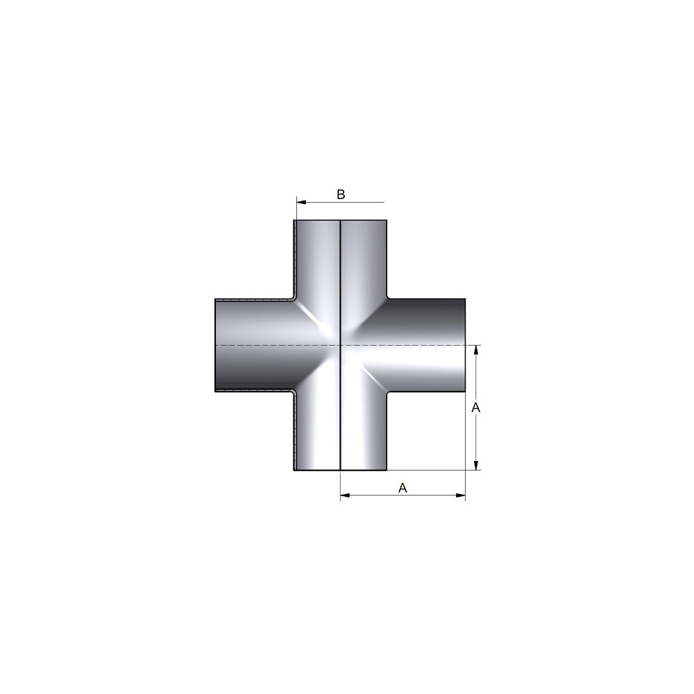Krzyż Długi 85,0 x 2,0mm 316P