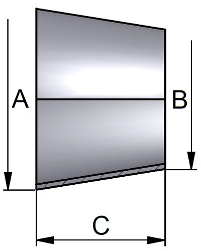 Redukcja Konc. 48,3 x 26,9mm 316