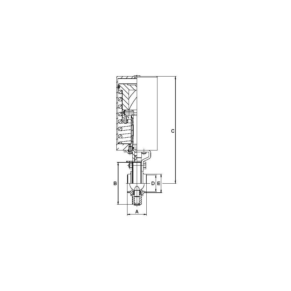NOCADO DN25 ISO 304P AS EPDM