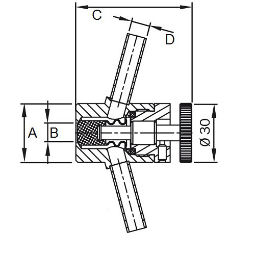 Zawór próbkujący 30.0mm WRC 316