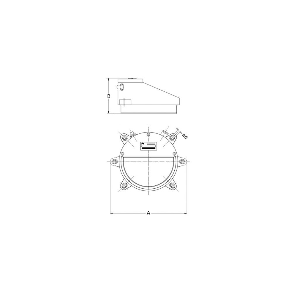 Oświetlenie DIN28120 HL DN200 LED