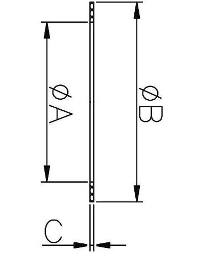 Uszczelka DIN28120 DN150 C4400