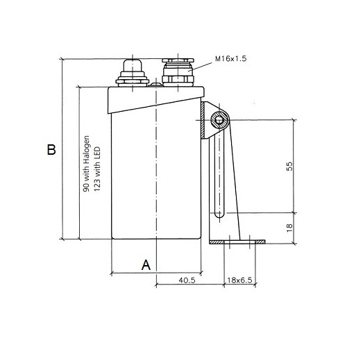 Oprawa oświetleniowa USL13 24V/2W LED