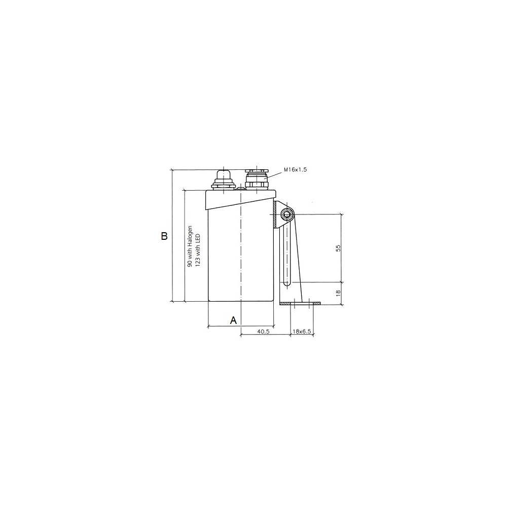 Oprawa oświetleniowa USL13 24V/2W LED