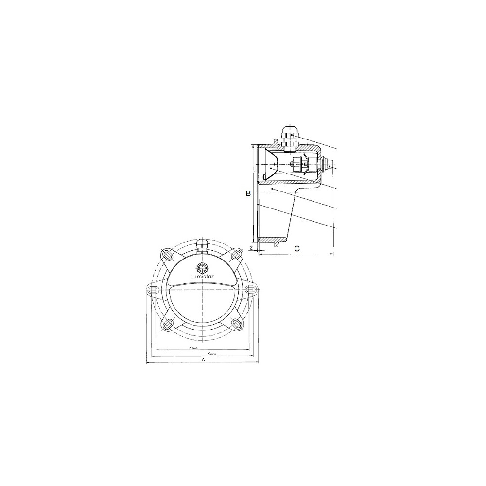 Lumiglas Lumistar Typ 125  DN100 LED