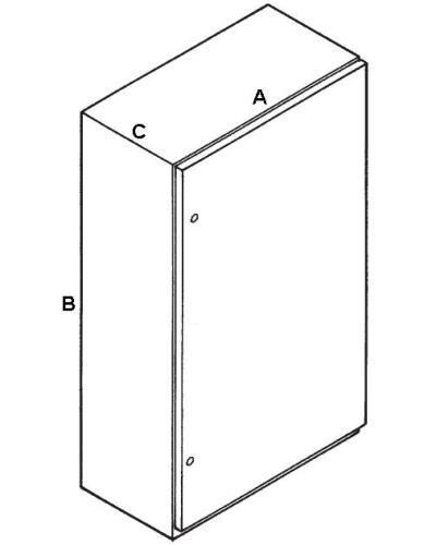 Obudowa 700x500x210mm 304