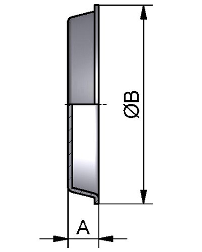 Blacha wykrojowa Liner DN65 316 P