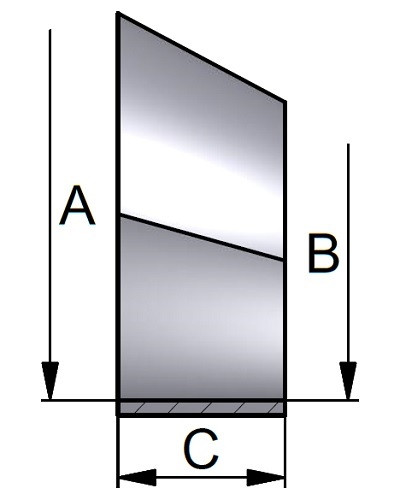 Redukcja Ecc. 76,1 x 38,1mm 304P