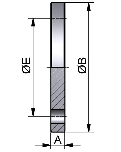 Zaślepka kołnierzowa DN65 (8) PN16 316