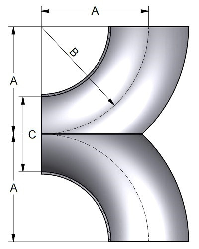Trójnik Y 19,0 x 1,5mm 316P