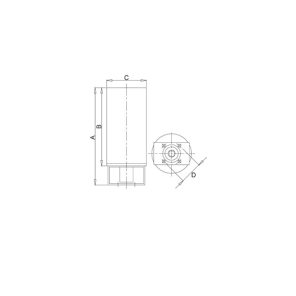 Siłownik Ao/Sr DN100/4"