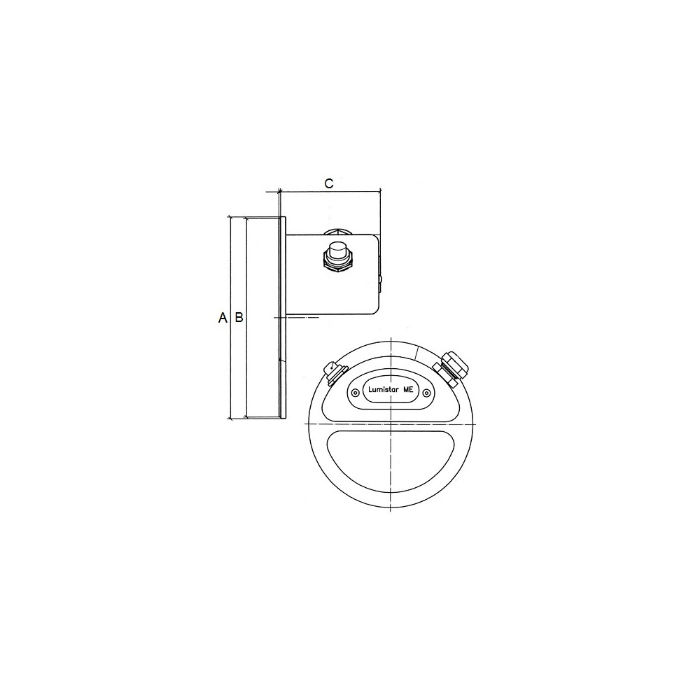 Wziernik ze szkła S DIN11851 ME80 1224V/1,5W