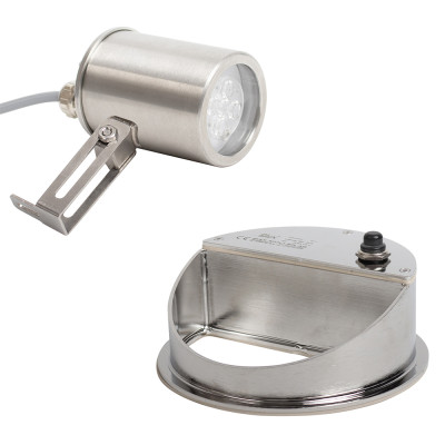 Wziernik ze szkła S. DIN11851 ME80 12-24V/1,5W