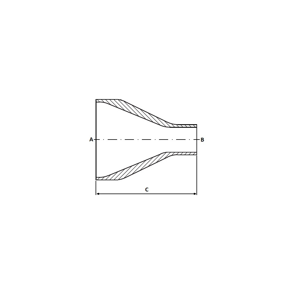 Redukcja Koncentryczna 9,53x6,35 316 SF1