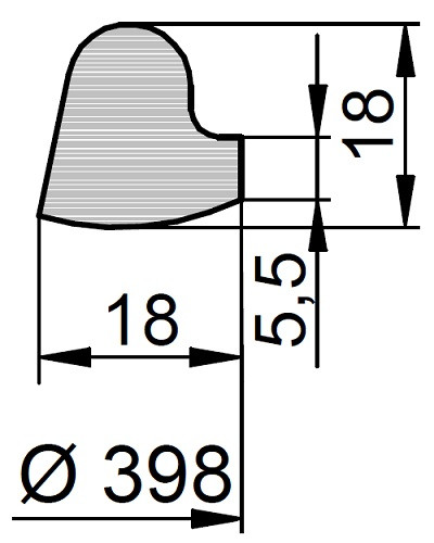 Uszczelka G/EL (052002) EPDM