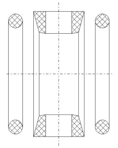 Uszczelki Nocado F/F 2" SIL