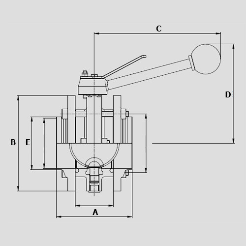 Südmo DN100 Ż/Ż 316L MO FKM