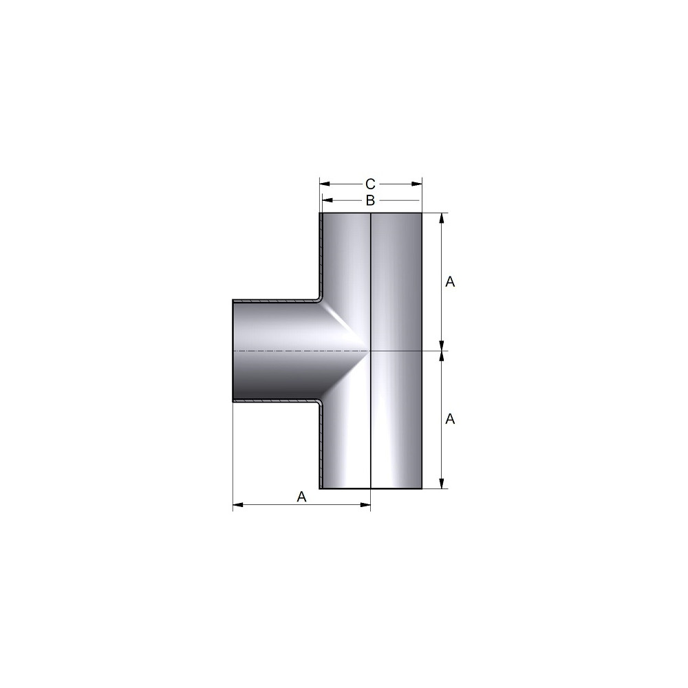 Trójnik Długi 35,0 x 1,5mm 304G 0.8
