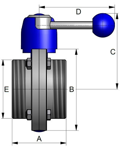 M&S 4'' D/D (04) 304P HB VIT