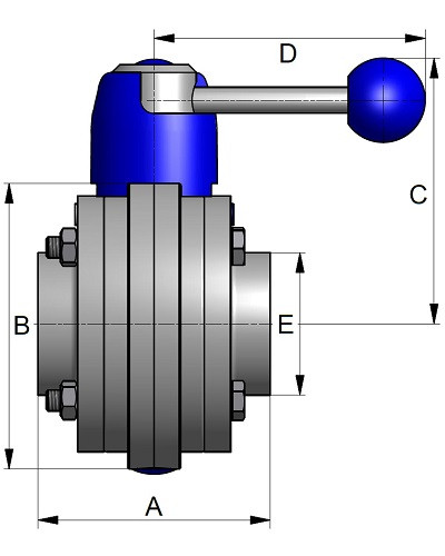 M&S DN65 F/F (04) 304P MO VIT