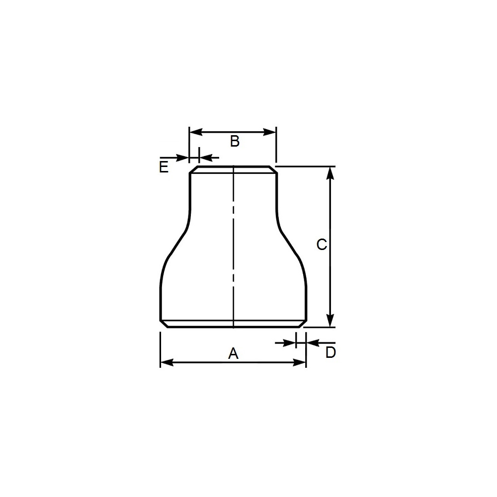 Redukcja Konc. 3" x 2" SCH10S 304