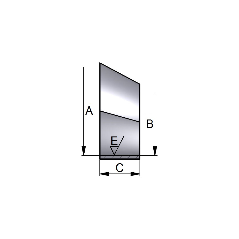 Redukcja mimośrodowa Ecc. 70,0 x 41,0mm 316B 0.8