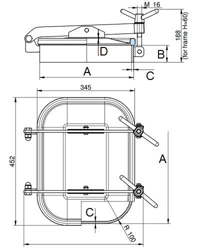 160/2B (Szyjka 60x8) 304
