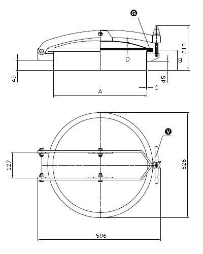 T/450 (Szyja 100x3) 304