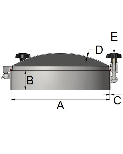 DN700 1/+1 bar