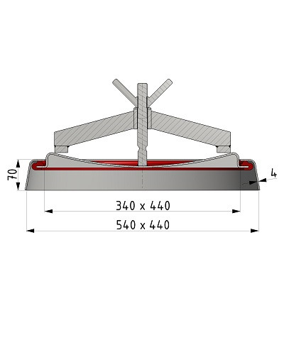 Owalny 340x440 Szyjka Wciskana