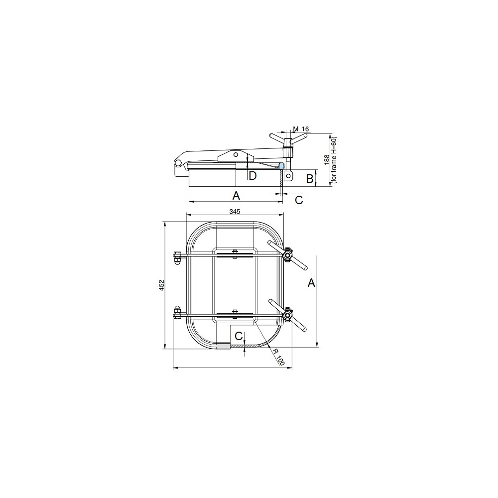 160/2B/B (Szyjka 60x8) 316