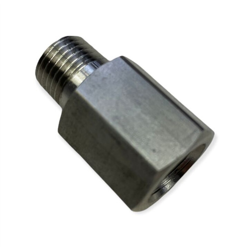 ADAPTER 1/4" BSP GWINT ZEWNĘTRZNY/WEWNĘTRZNY - STAL NIERDZEWNA
