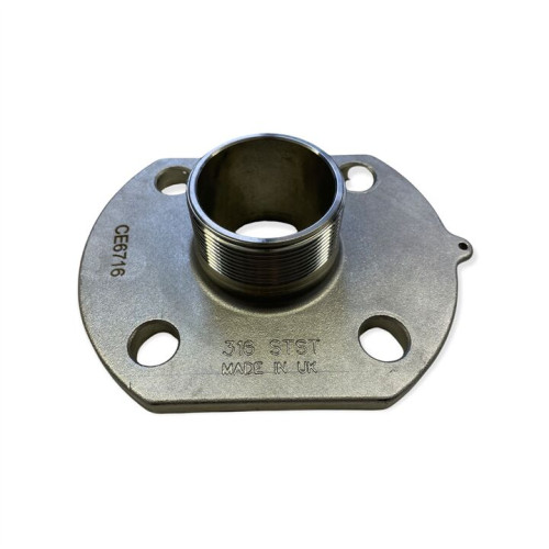 ZAWÓR KULOWY 2"BSP - KOŁNIERZ WYJŚCIOWY - ROZSTAW OTWORÓW 4 X 18MM NA PCD 125MM.
