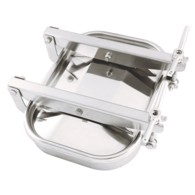 Prostokątny właz otwierany na zewnątrz 372 422 x 312mm AISI304L