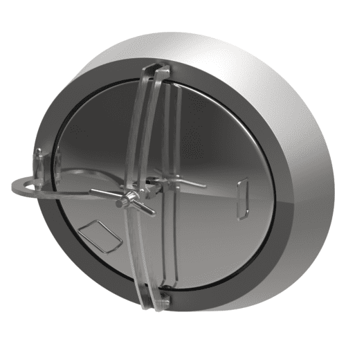 Owalny właz otwierany do wewnątrz 322 710 x 815mm AISI316L