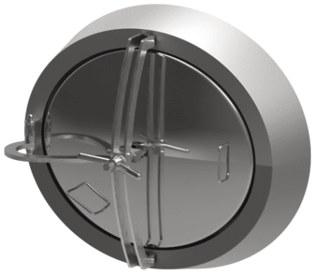 Owalny właz otwierany do wewnątrz 322 710 x 815mm AISI316L