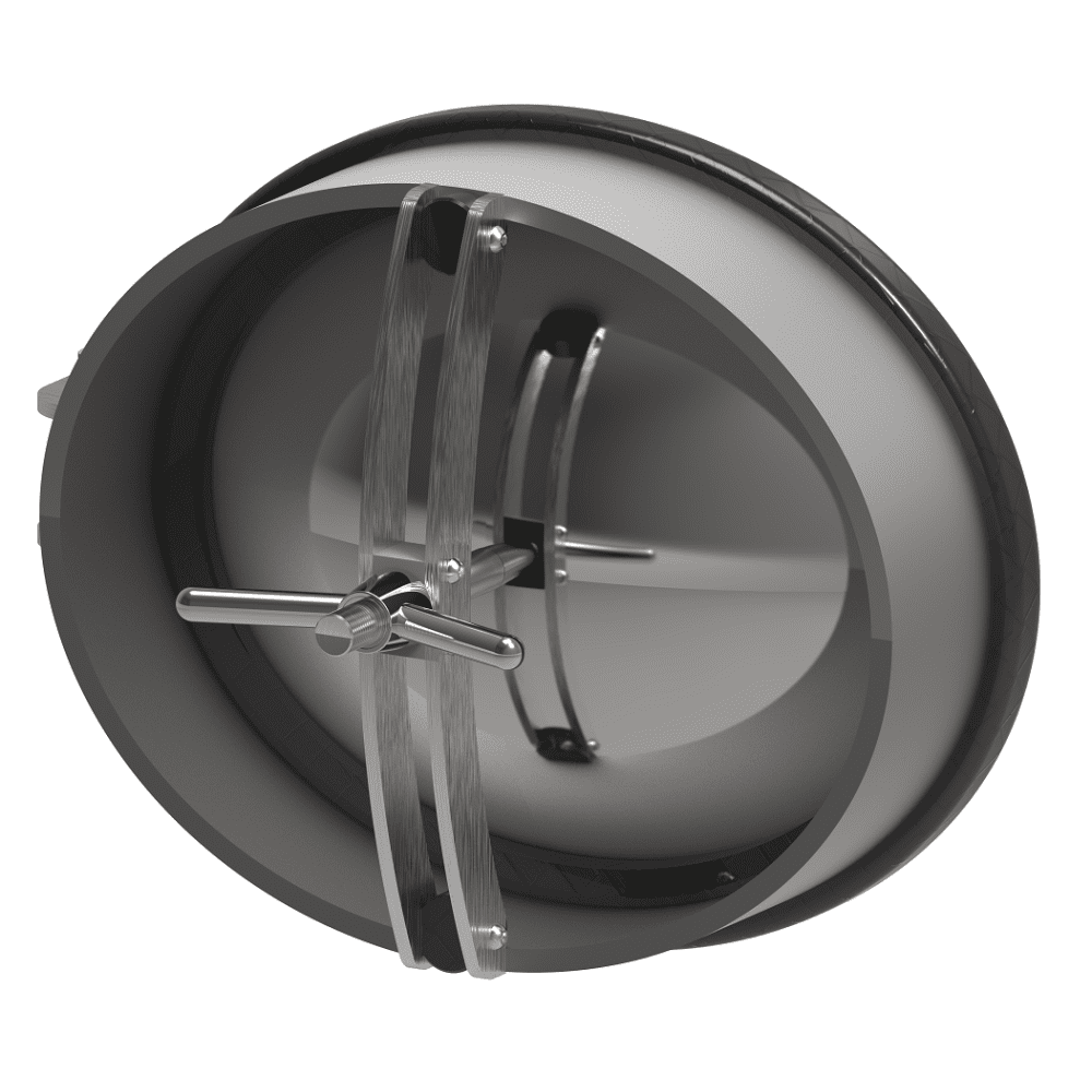 Owalny właz otwierany do wewnątrz 315 400 x 490mm AISI316L