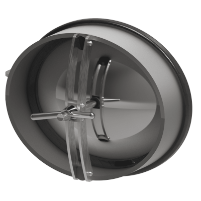 Owalny właz otwierany do wewnątrz 310 400 x 490mm AISI316L