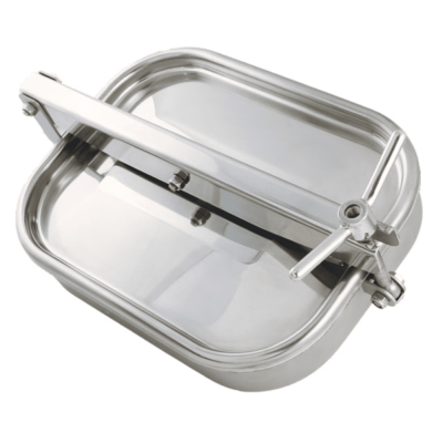 Prostokątny właz otwierany na zewnątrz 373 312 x 422mm AISI316L