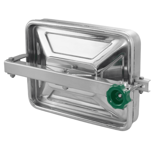 Prostokątny właz otwierany na zewnątrz 383 275 x 365mm AISI316L