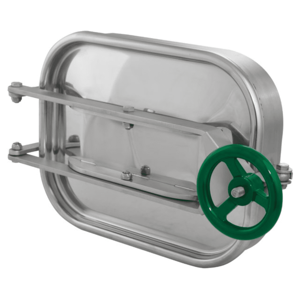 Prostokątny właz otwierany na zewnątrz 376 312 x 422mm AISI316L