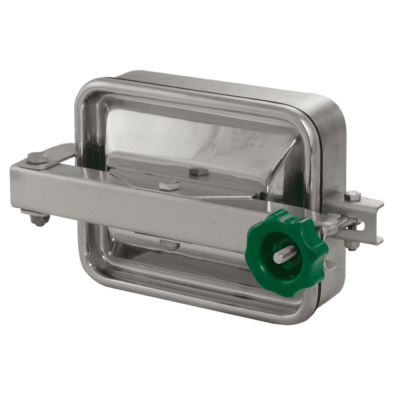 Prostokątny właz otwierany na zewnątrz 381L 174 x 223mm AISI316L